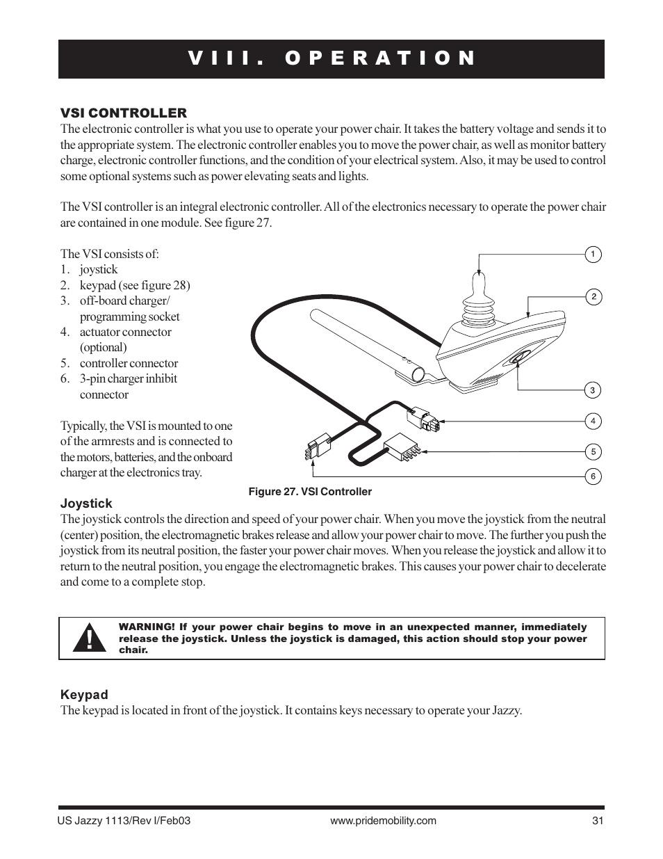 Pride Mobility Jazzy 1113 User Manual | Page 31 / 60
