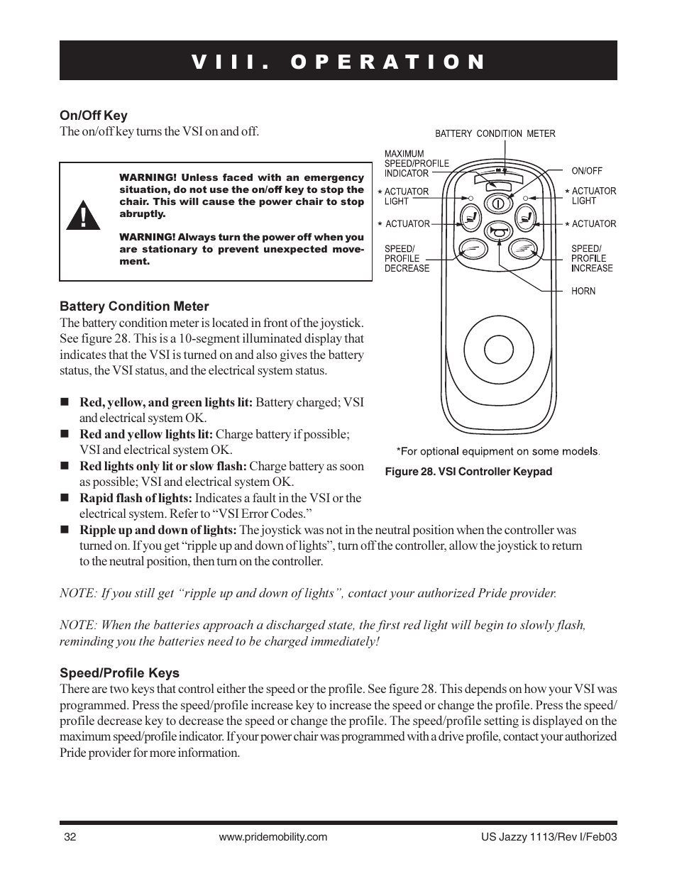 Pride Mobility Jazzy 1113 User Manual | Page 32 / 60