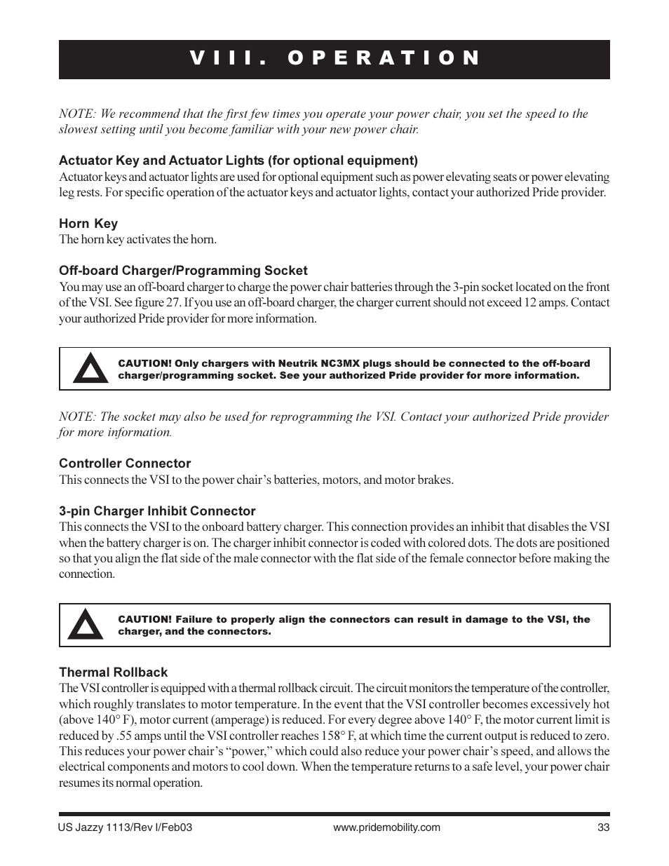 Pride Mobility Jazzy 1113 User Manual | Page 33 / 60