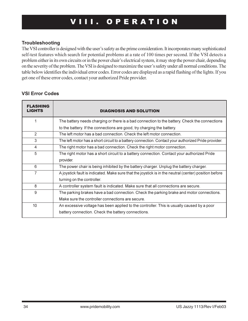 Pride Mobility Jazzy 1113 User Manual | Page 34 / 60