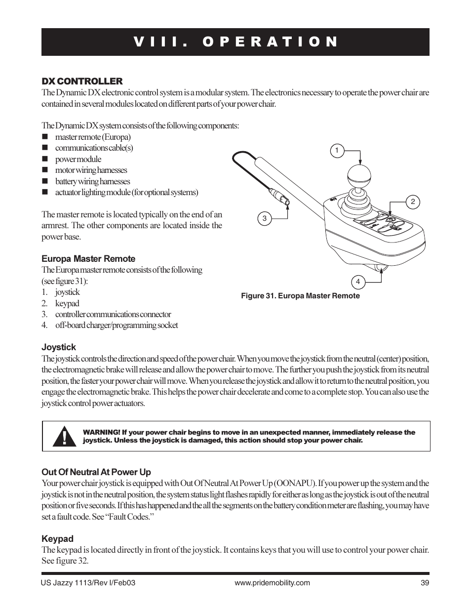 Pride Mobility Jazzy 1113 User Manual | Page 39 / 60