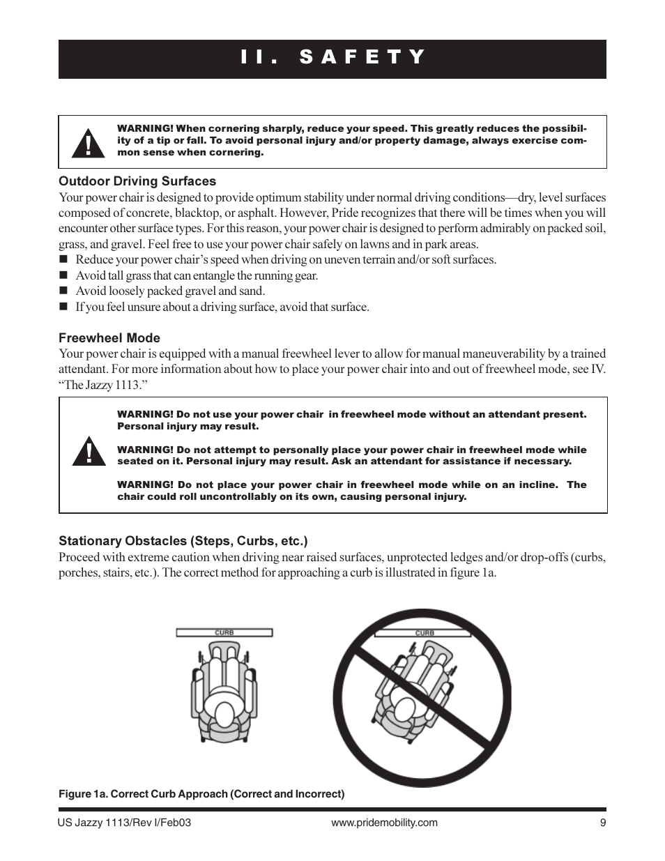 Pride Mobility Jazzy 1113 User Manual | Page 9 / 60