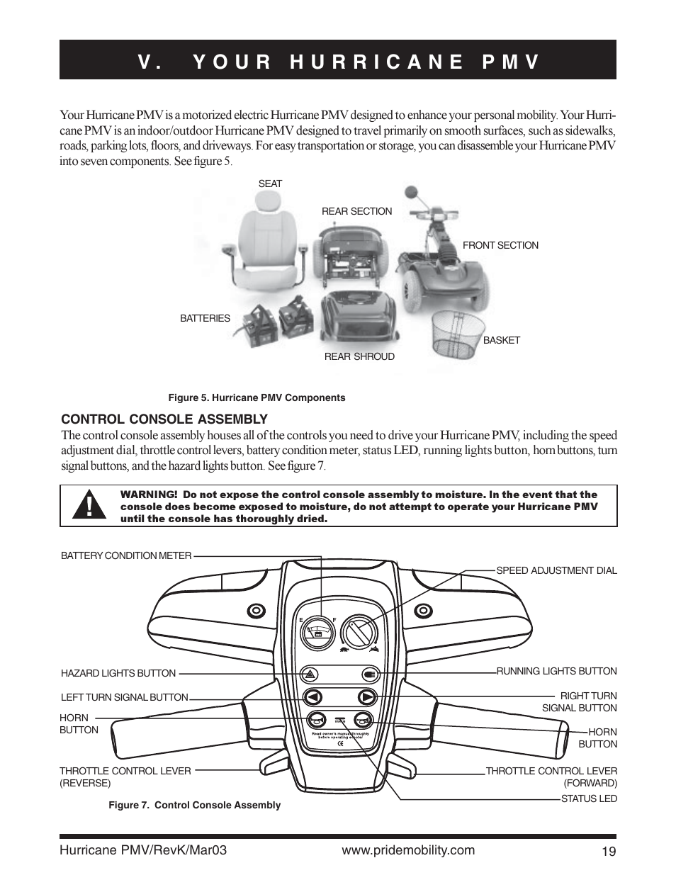 Pride Mobility PMV5000 User Manual | Page 19 / 43