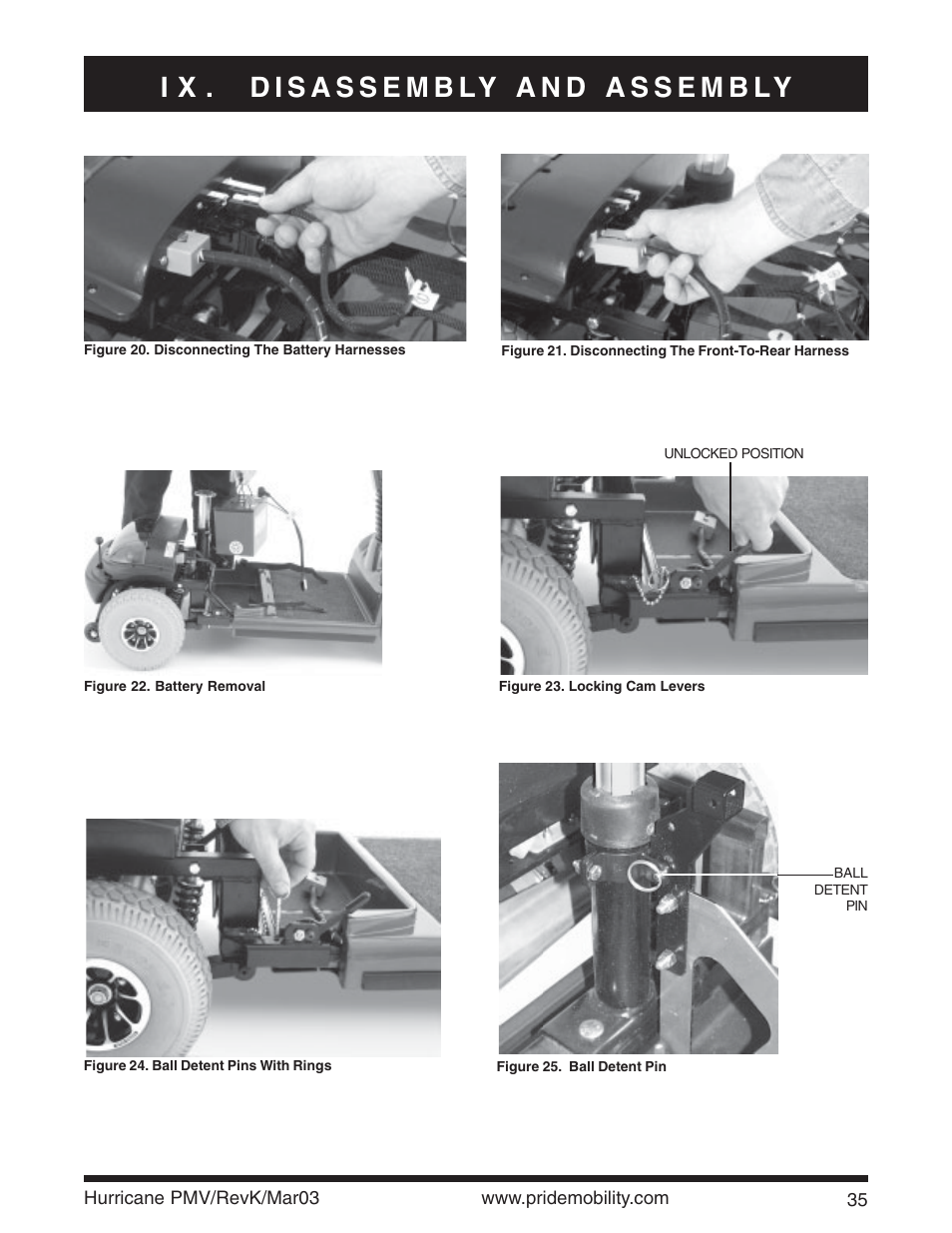 Pride Mobility PMV5000 User Manual | Page 35 / 43