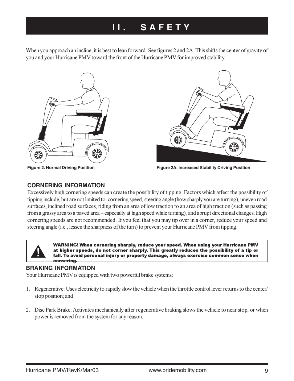 Pride Mobility PMV5000 User Manual | Page 9 / 43