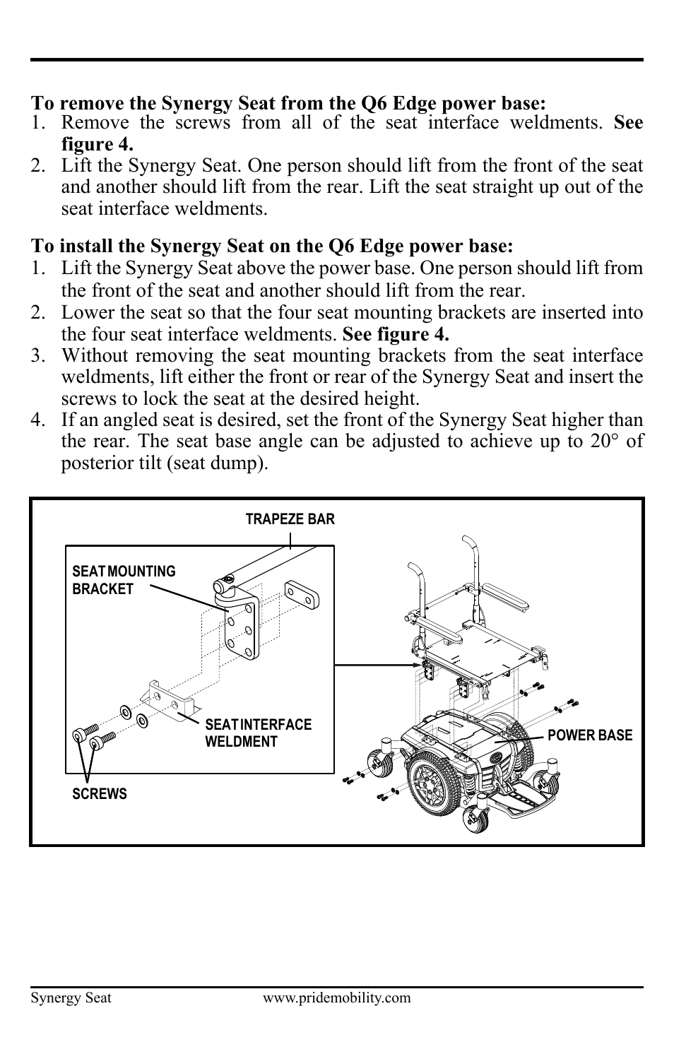 Pride Mobility ACN# 088 609 661 User Manual | Page 14 / 44