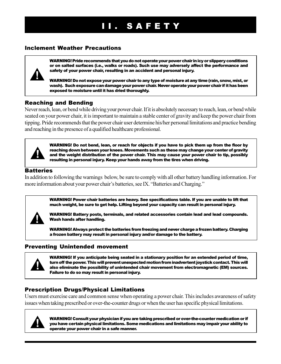 Pride Mobility JET2 User Manual | Page 12 / 43