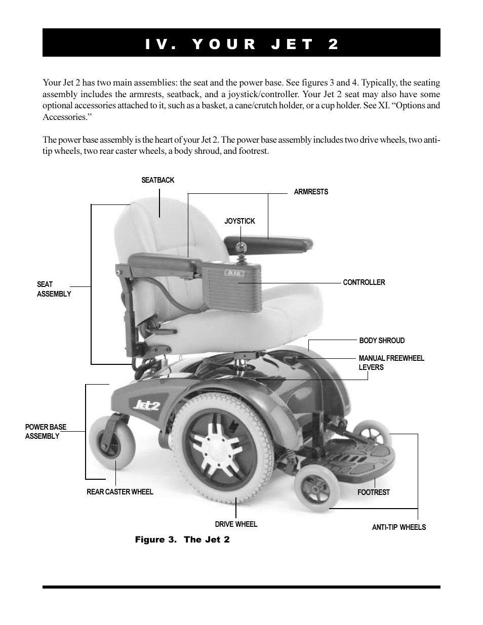 Pride Mobility JET2 User Manual | Page 16 / 43