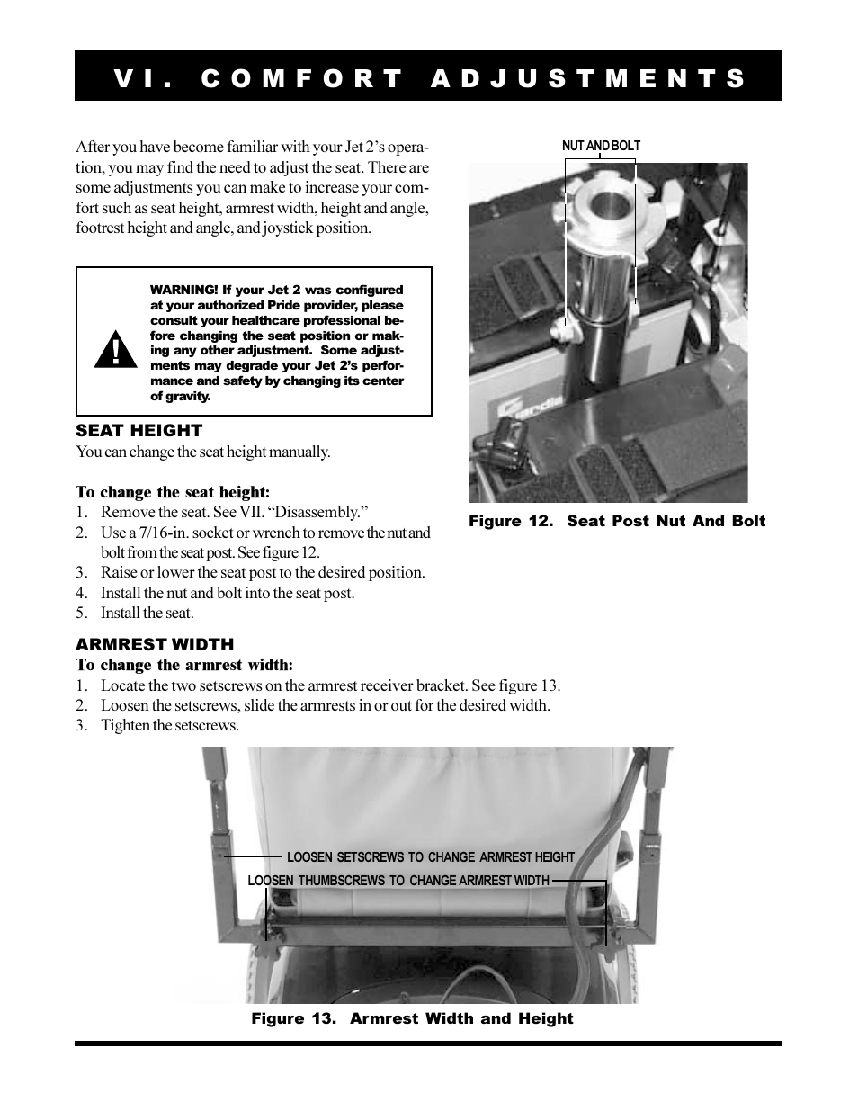 Pride Mobility JET2 User Manual | Page 22 / 43