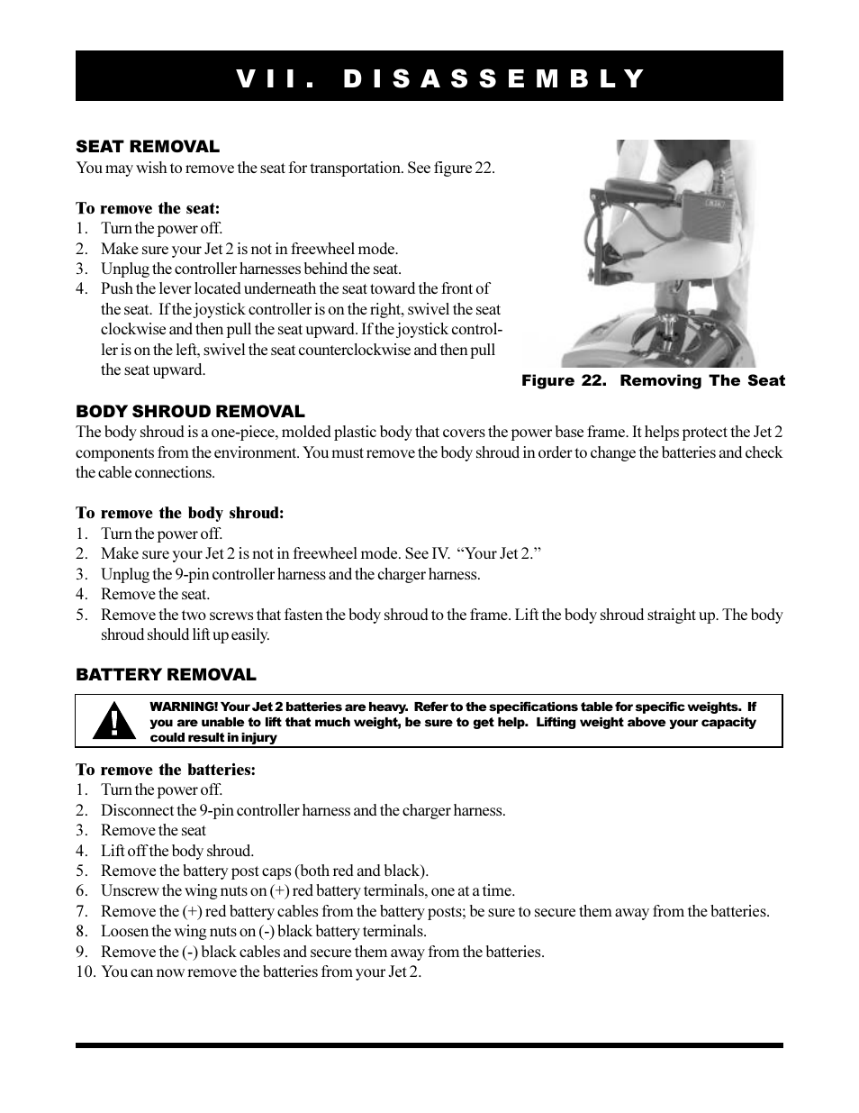 Pride Mobility JET2 User Manual | Page 26 / 43