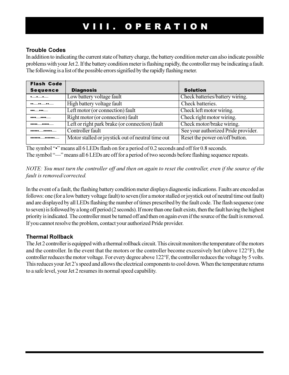 Pride Mobility JET2 User Manual | Page 28 / 43