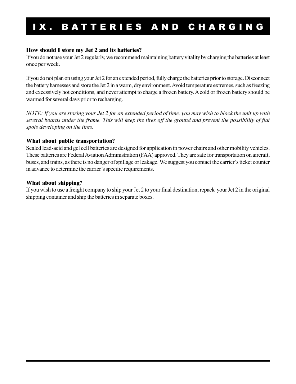 Pride Mobility JET2 User Manual | Page 33 / 43