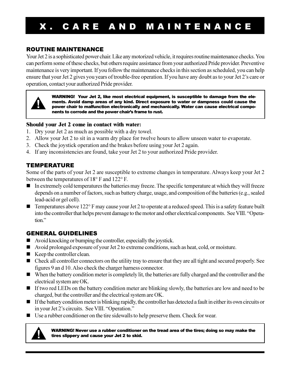 Pride Mobility JET2 User Manual | Page 34 / 43