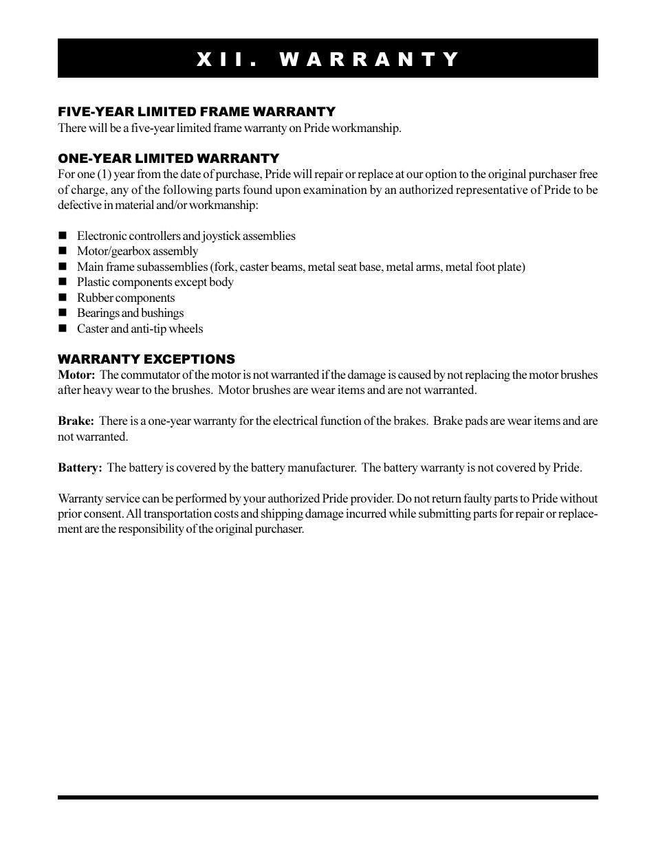 Pride Mobility JET2 User Manual | Page 41 / 43