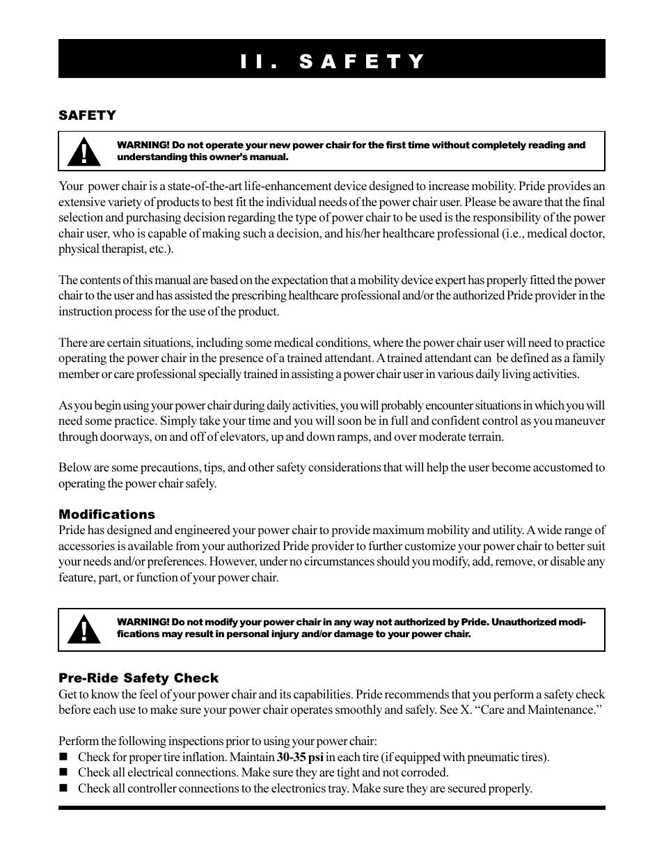 Pride Mobility JET2 User Manual | Page 6 / 43