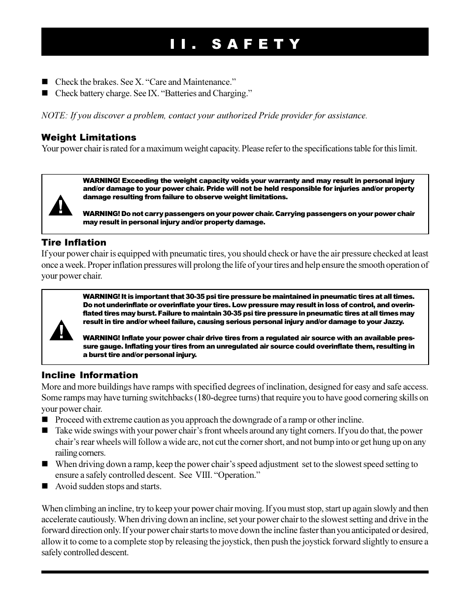 Pride Mobility JET2 User Manual | Page 7 / 43