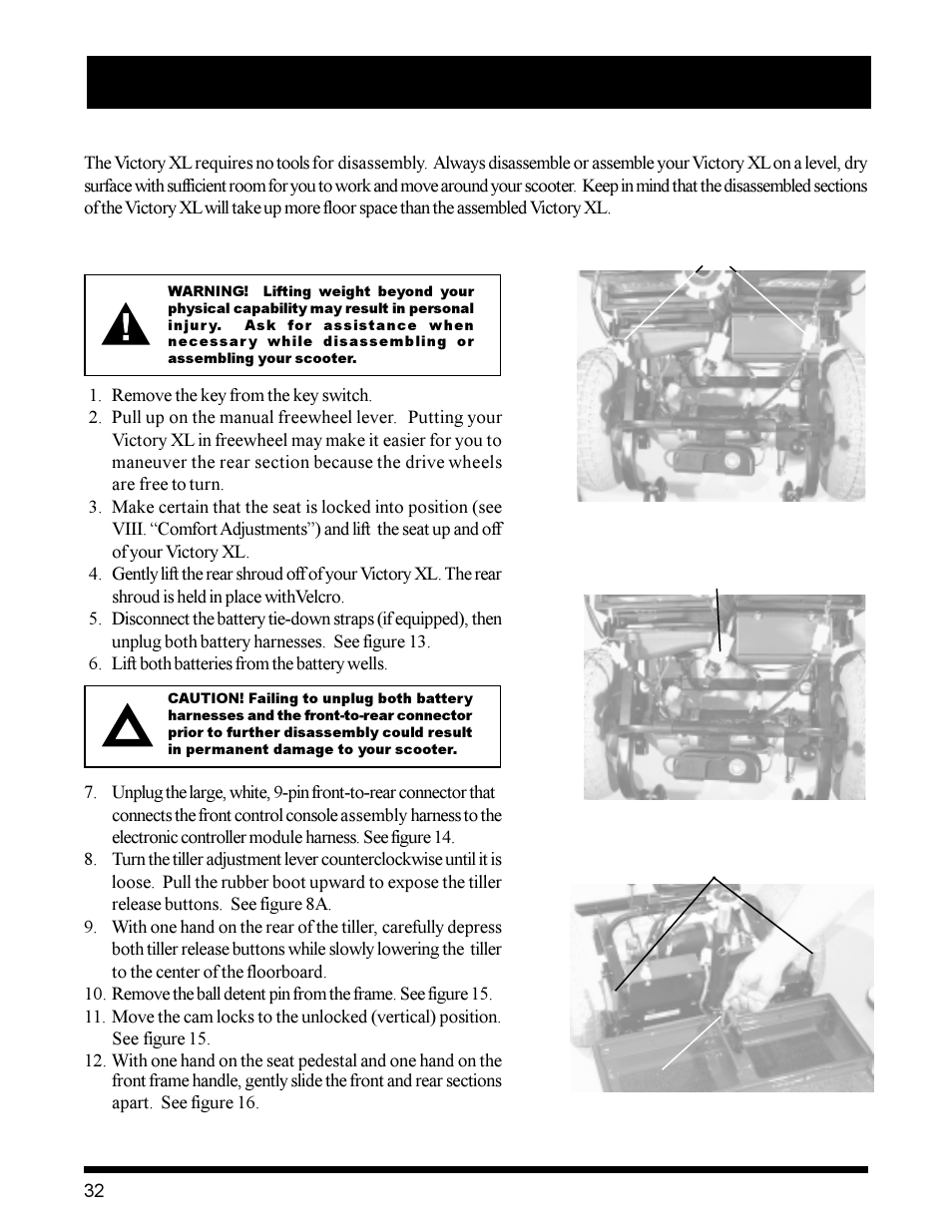 Pride Mobility Victory XL User Manual | Page 32 / 39