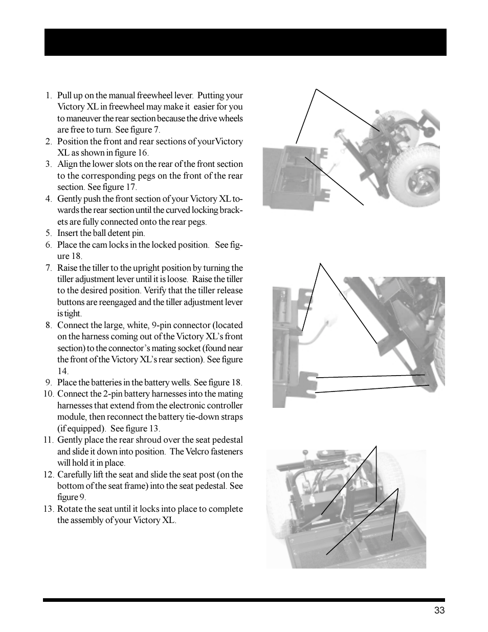 Pride Mobility Victory XL User Manual | Page 33 / 39