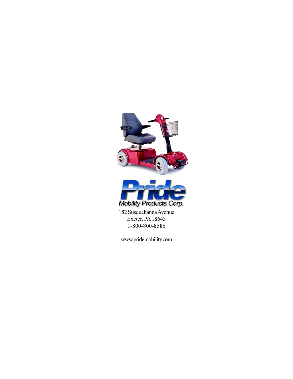 Pride Mobility Victory XL User Manual | Page 39 / 39