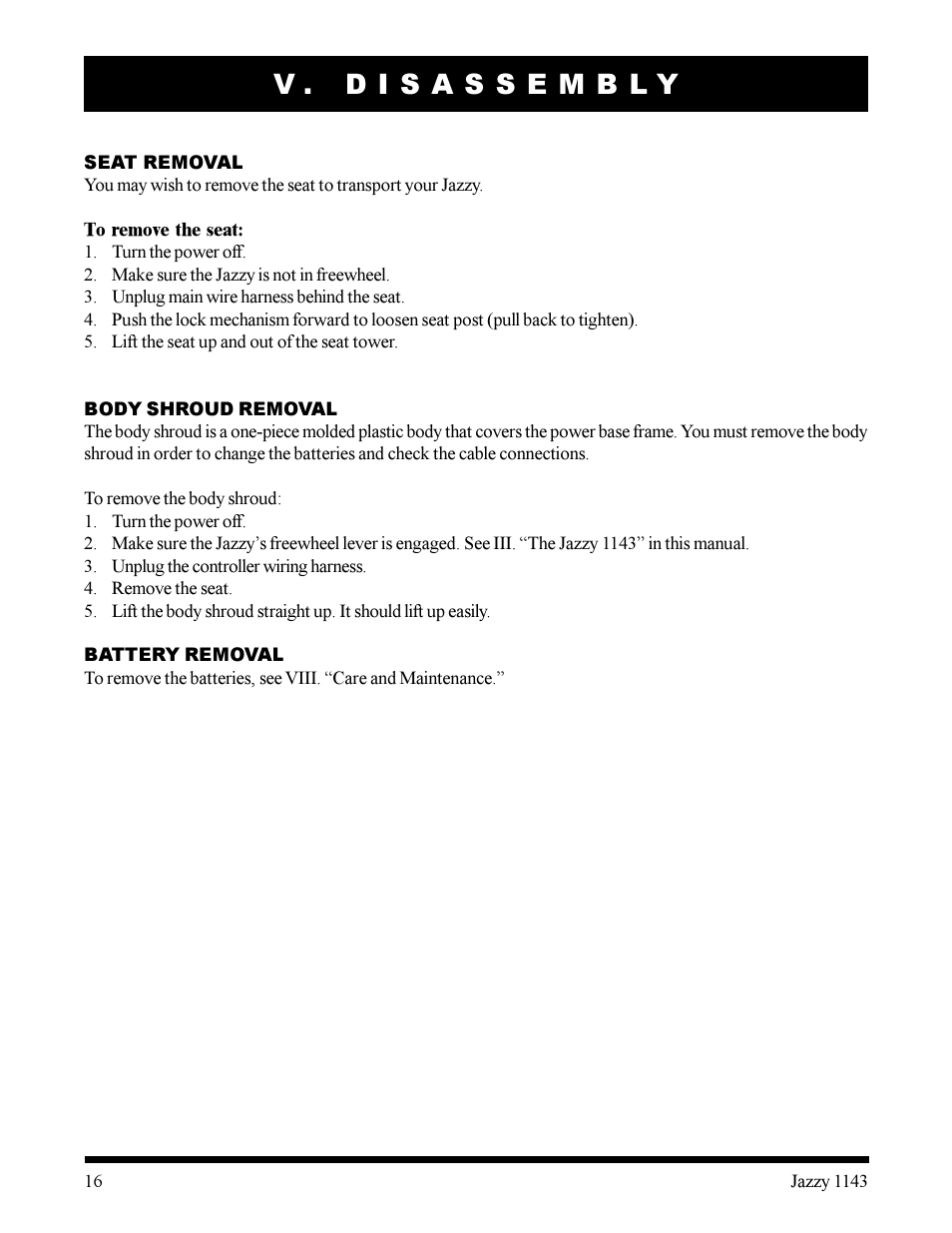 Pride Mobility Jazzy 1143 User Manual | Page 16 / 34