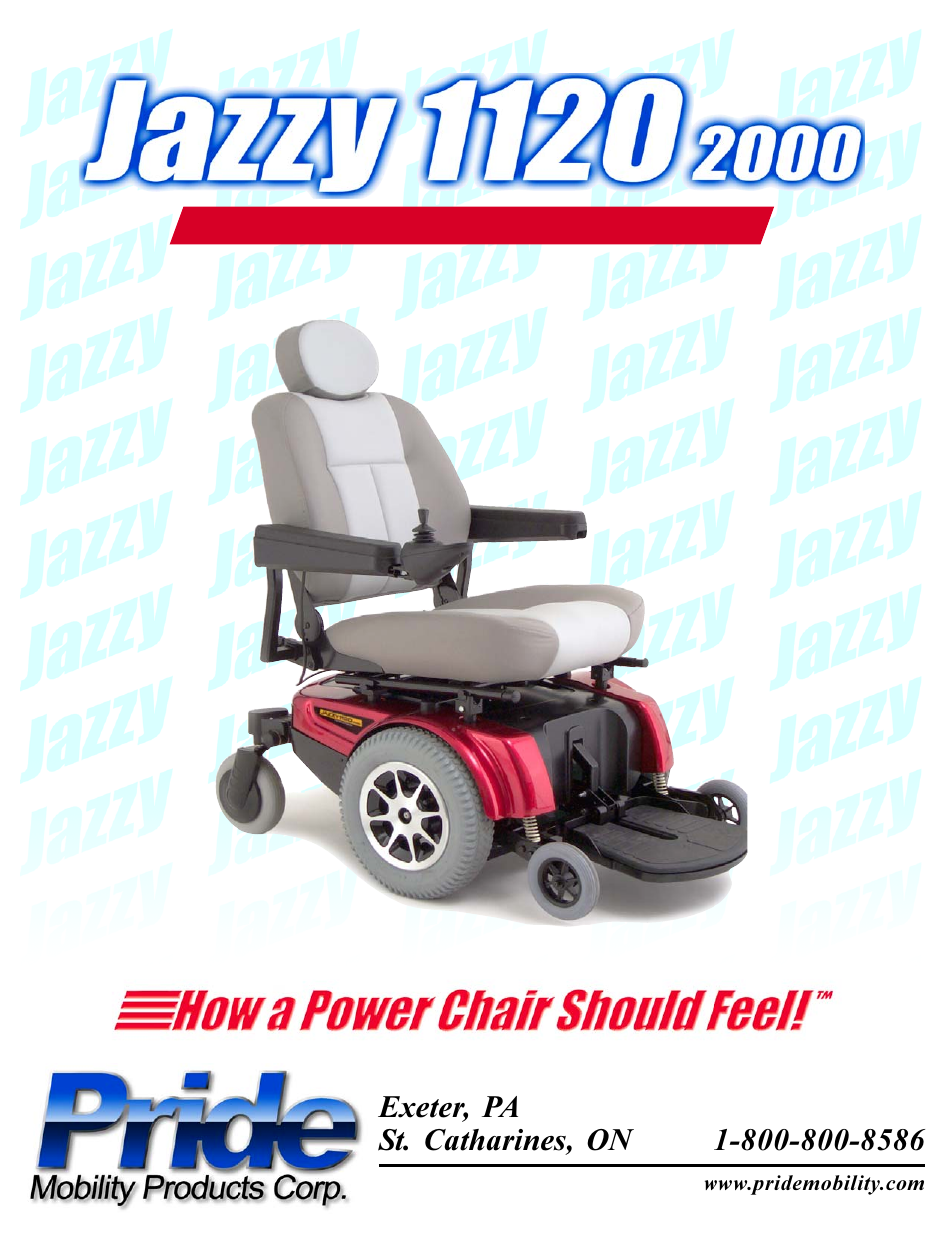 Pride Mobility jazzy 1120 User Manual | 49 pages