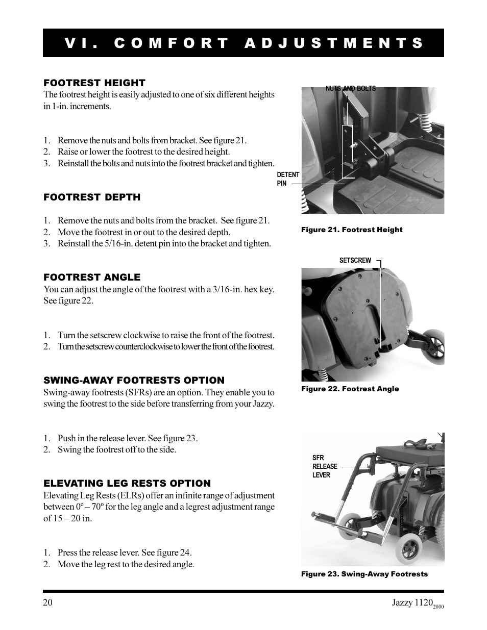 Pride Mobility jazzy 1120 User Manual | Page 20 / 49