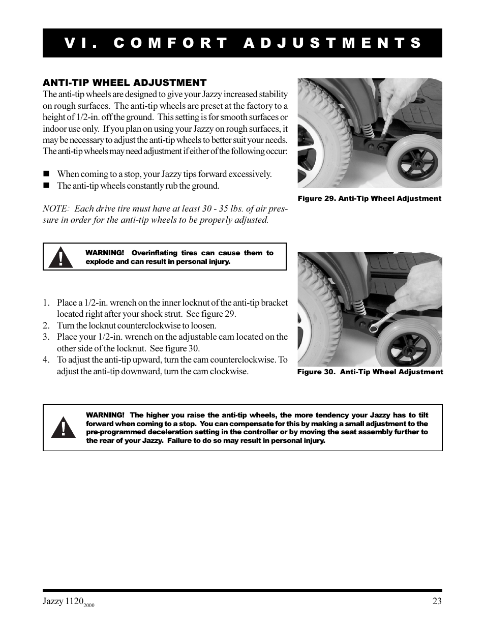 Pride Mobility jazzy 1120 User Manual | Page 23 / 49