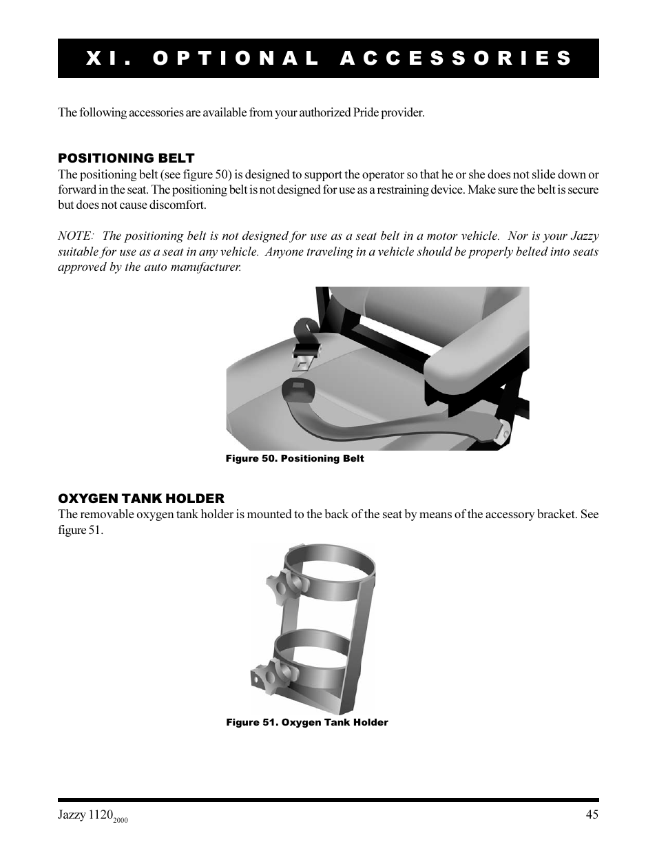 Pride Mobility jazzy 1120 User Manual | Page 45 / 49