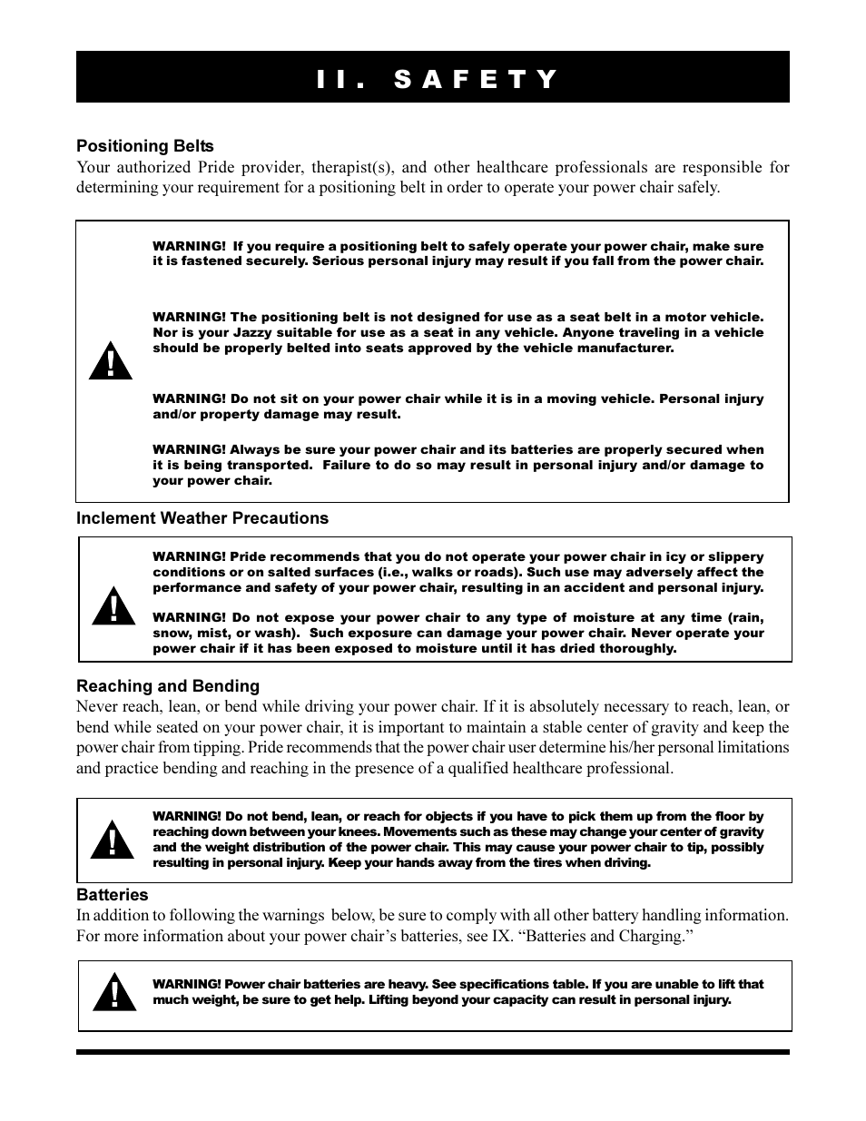Pride Mobility Jazzy 1105 User Manual | Page 12 / 47