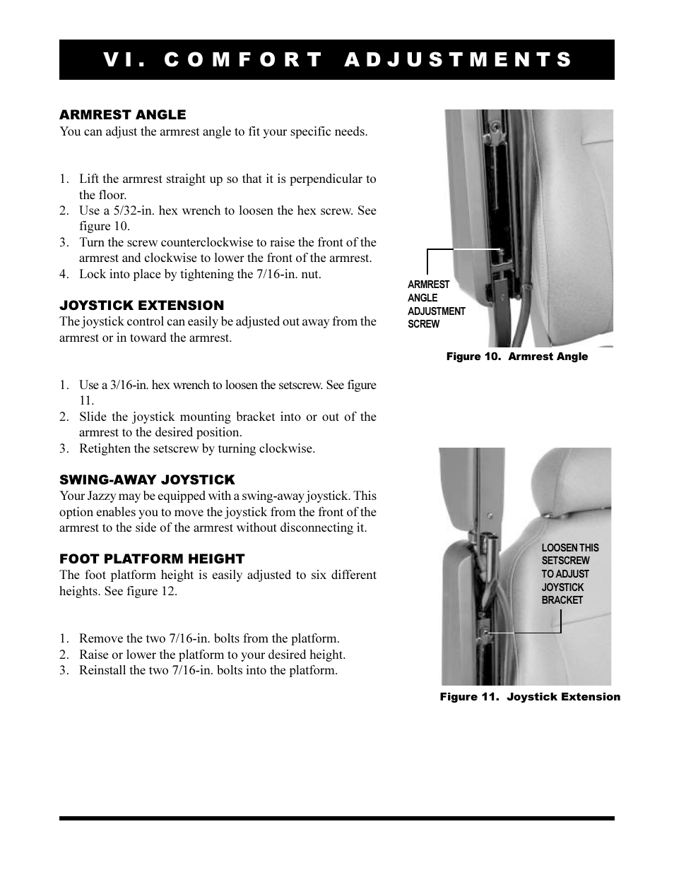Pride Mobility Jazzy 1105 User Manual | Page 22 / 47