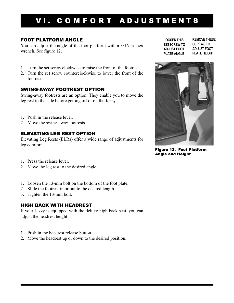 Pride Mobility Jazzy 1105 User Manual | Page 23 / 47