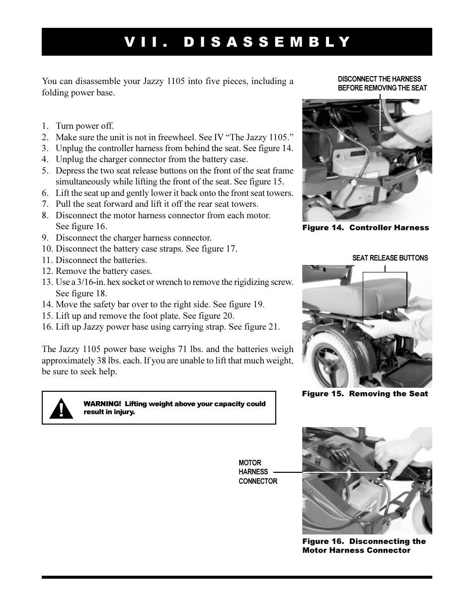 Pride Mobility Jazzy 1105 User Manual | Page 25 / 47