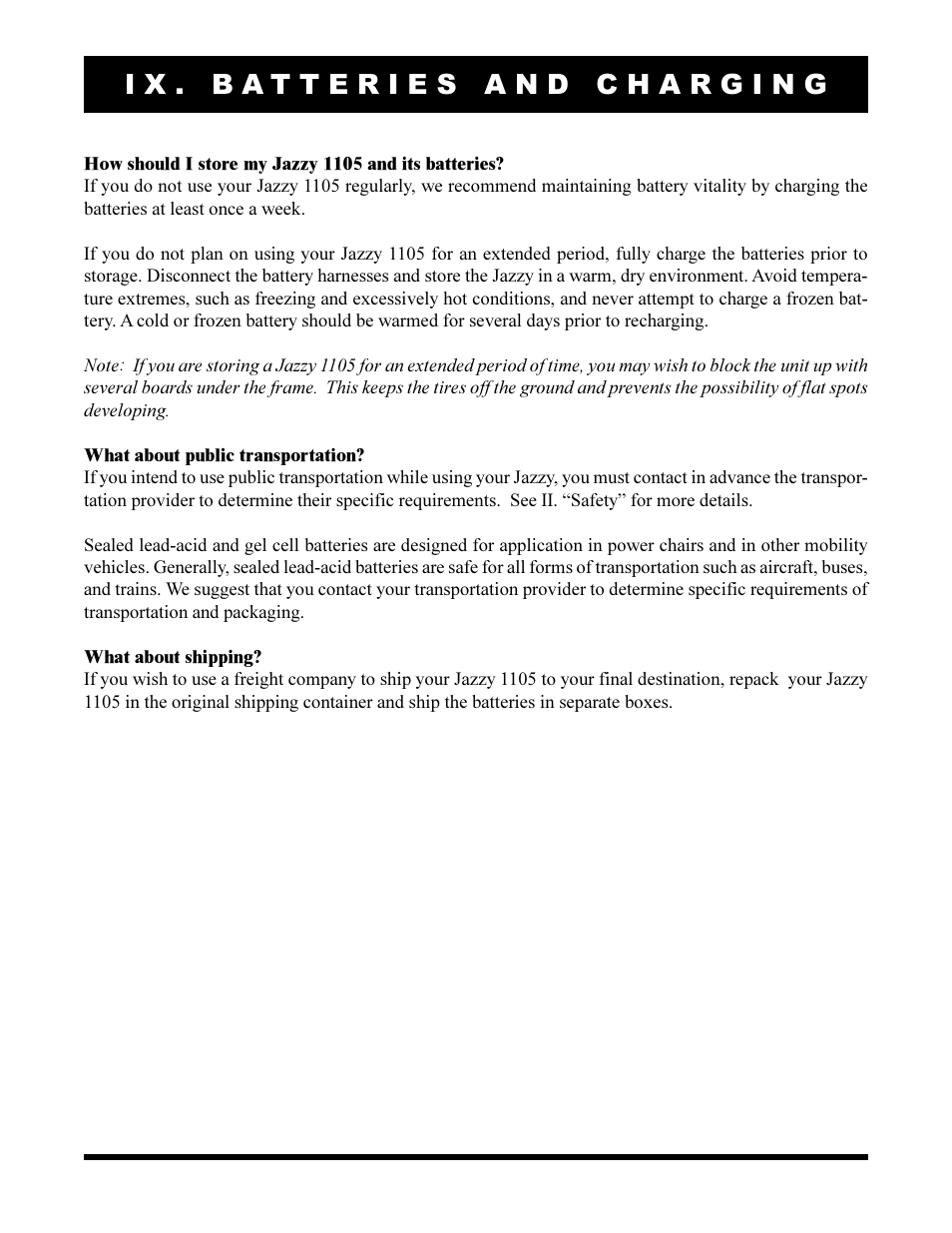 Pride Mobility Jazzy 1105 User Manual | Page 34 / 47