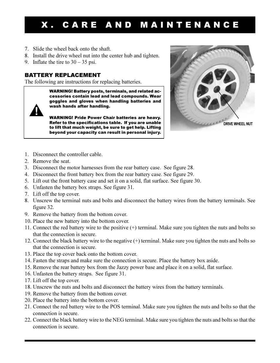 Pride Mobility Jazzy 1105 User Manual | Page 38 / 47