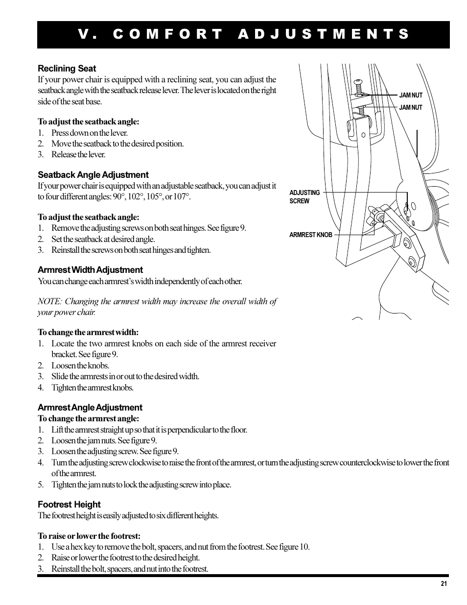 Pride Mobility 1420 User Manual | Page 21 / 47