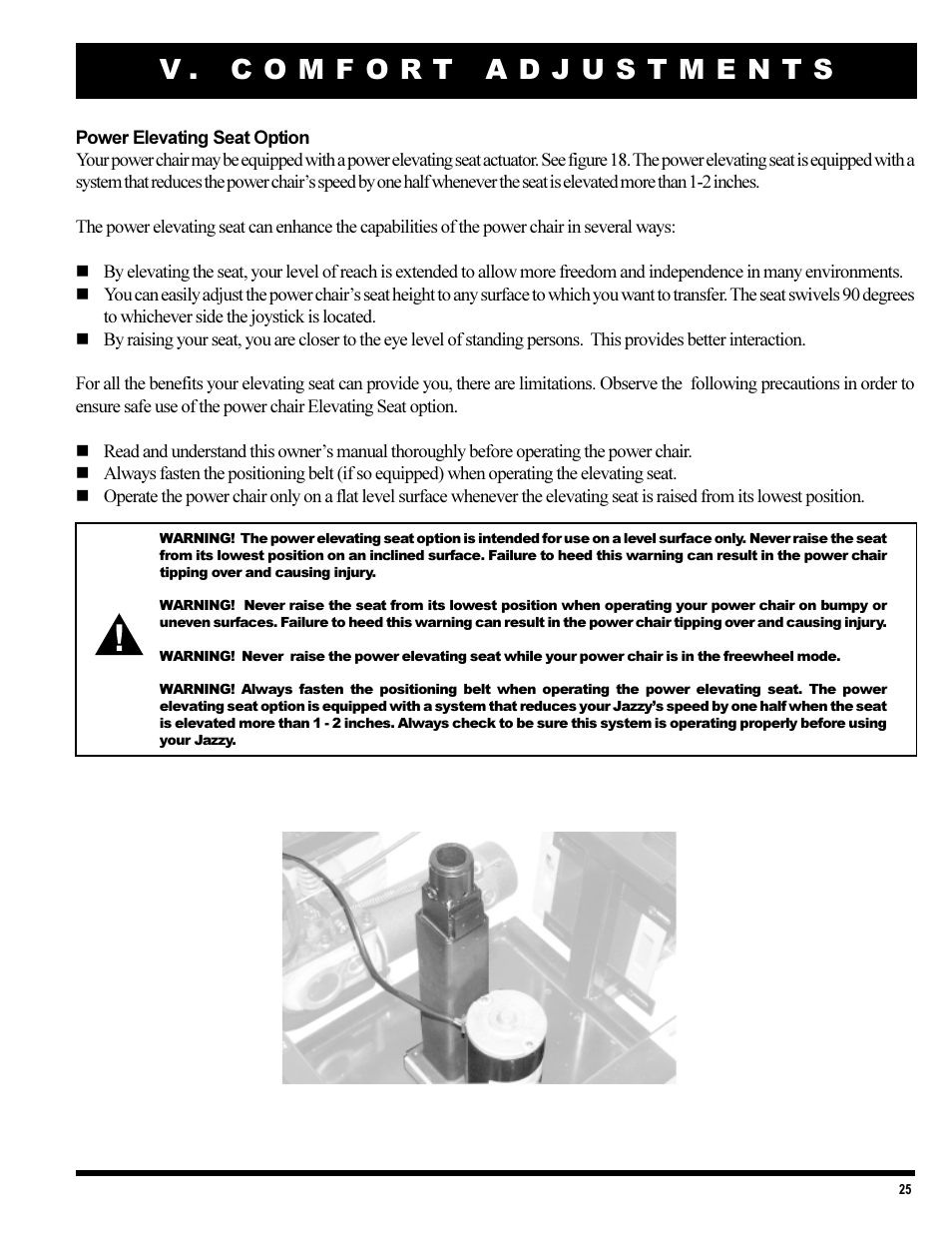 Pride Mobility 1420 User Manual | Page 25 / 47