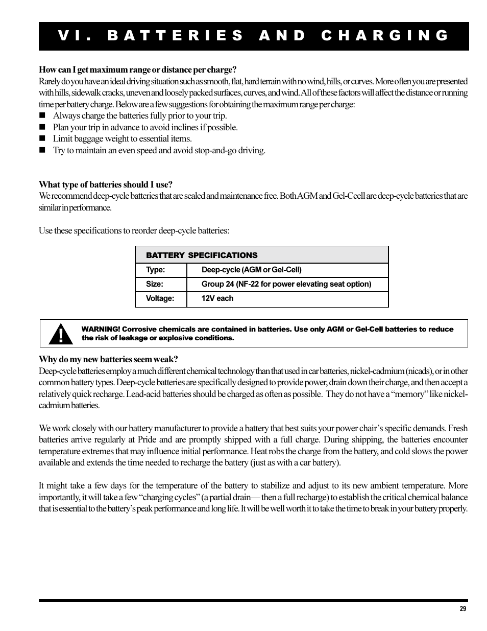 Pride Mobility 1420 User Manual | Page 29 / 47