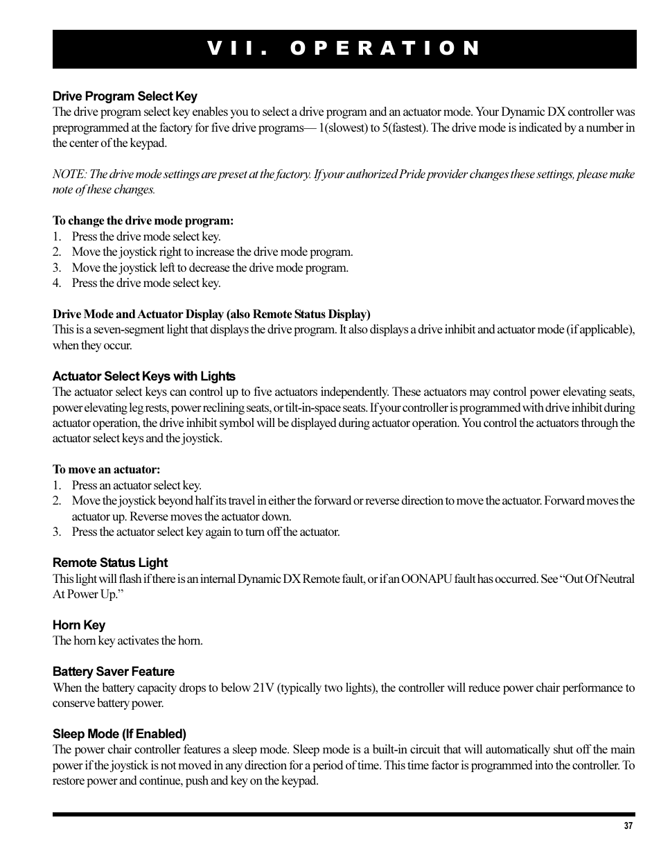 Pride Mobility 1420 User Manual | Page 37 / 47