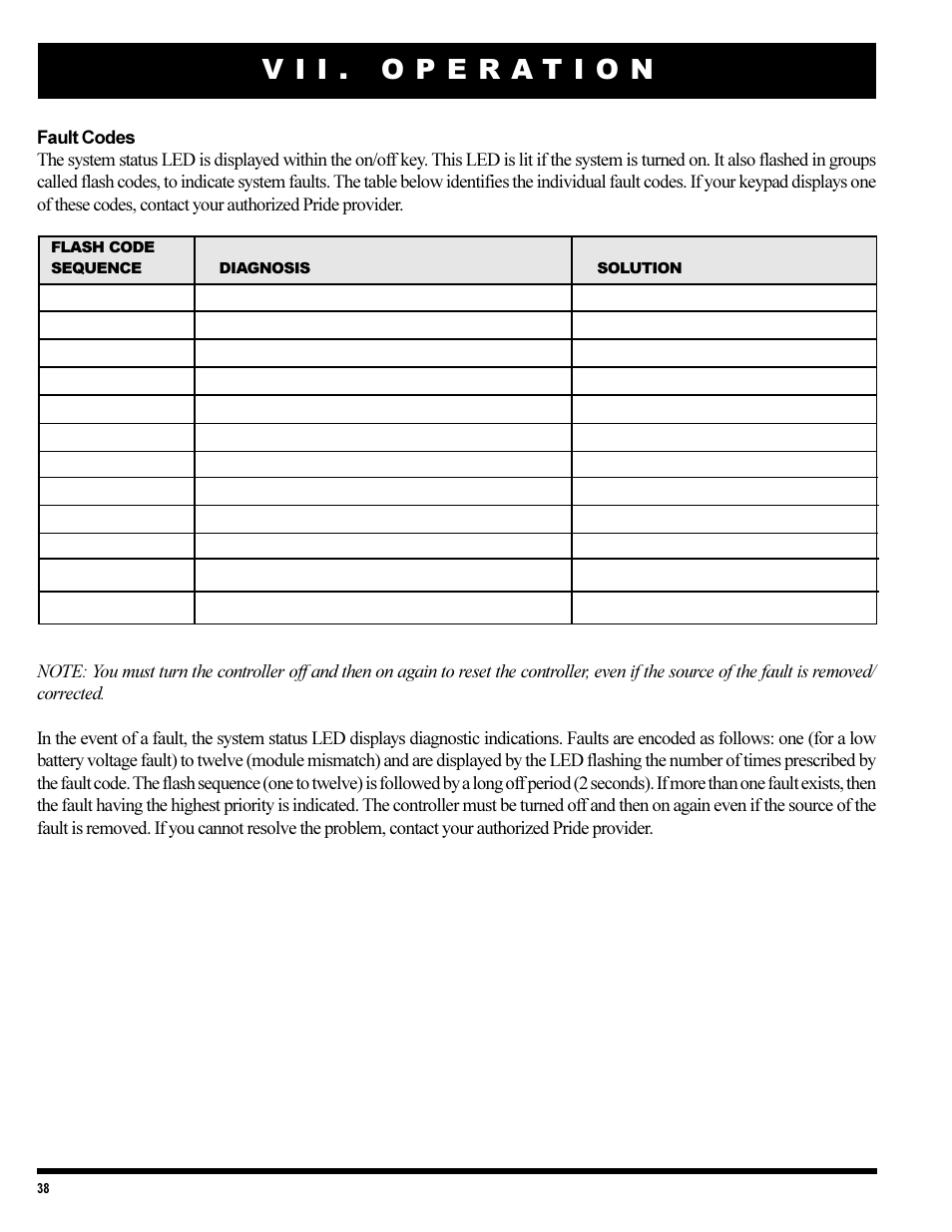 Pride Mobility 1420 User Manual | Page 38 / 47