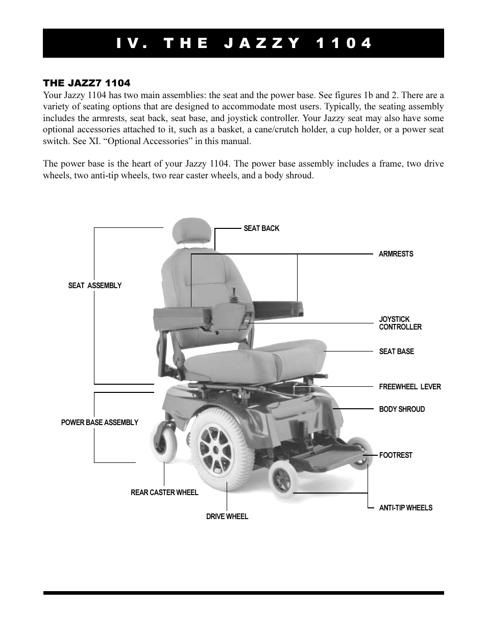 Pride Mobility Jazzy 1104 User Manual | Page 16 / 43
