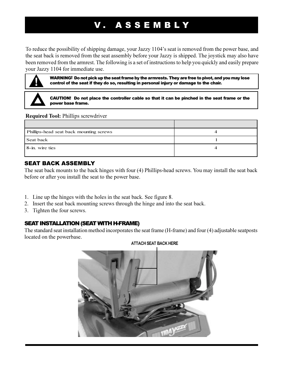 Pride Mobility Jazzy 1104 User Manual | Page 21 / 43