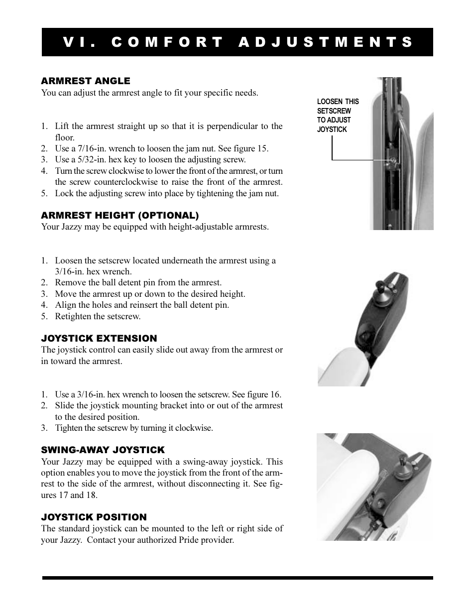 Pride Mobility Jazzy 1104 User Manual | Page 24 / 43
