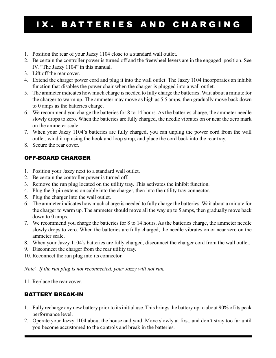 Pride Mobility Jazzy 1104 User Manual | Page 32 / 43