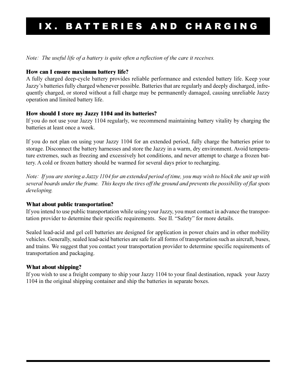 Pride Mobility Jazzy 1104 User Manual | Page 35 / 43