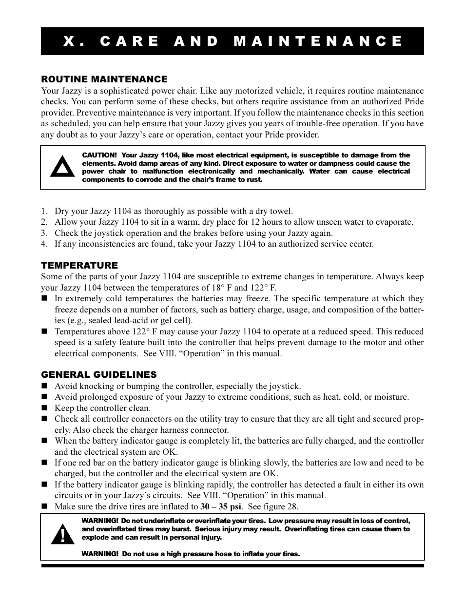 Pride Mobility Jazzy 1104 User Manual | Page 36 / 43