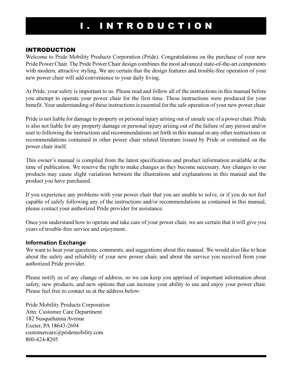 Pride Mobility Jazzy 1104 User Manual | Page 4 / 43