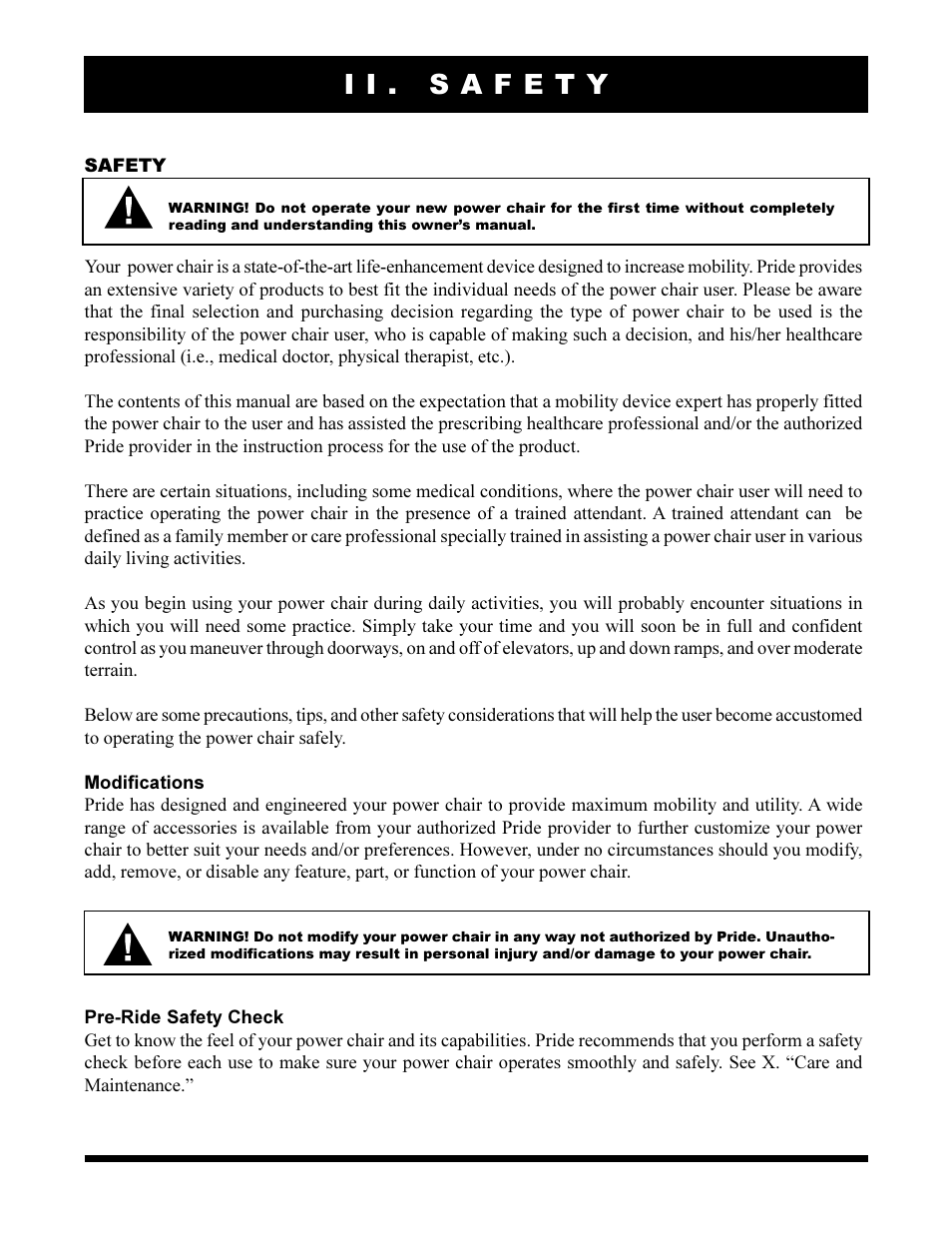 Pride Mobility Jazzy 1104 User Manual | Page 6 / 43