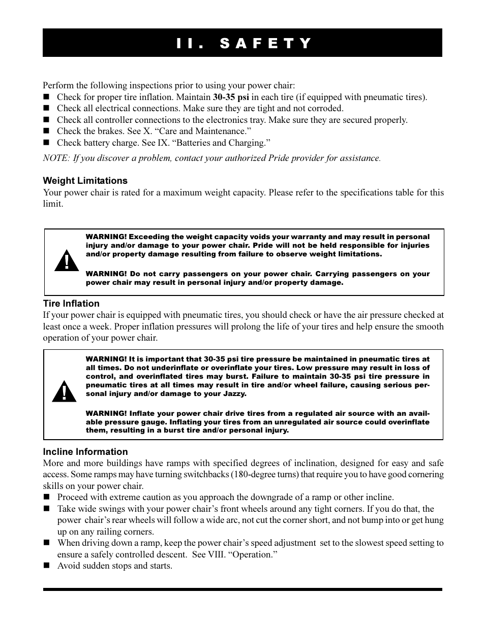Pride Mobility Jazzy 1104 User Manual | Page 7 / 43
