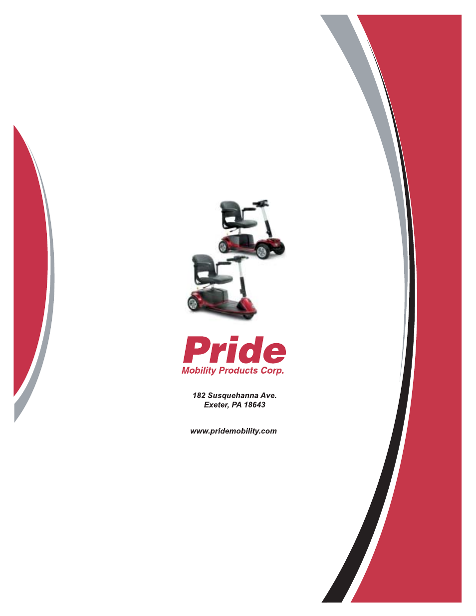 Pride Mobility Revo User Manual | Page 47 / 47