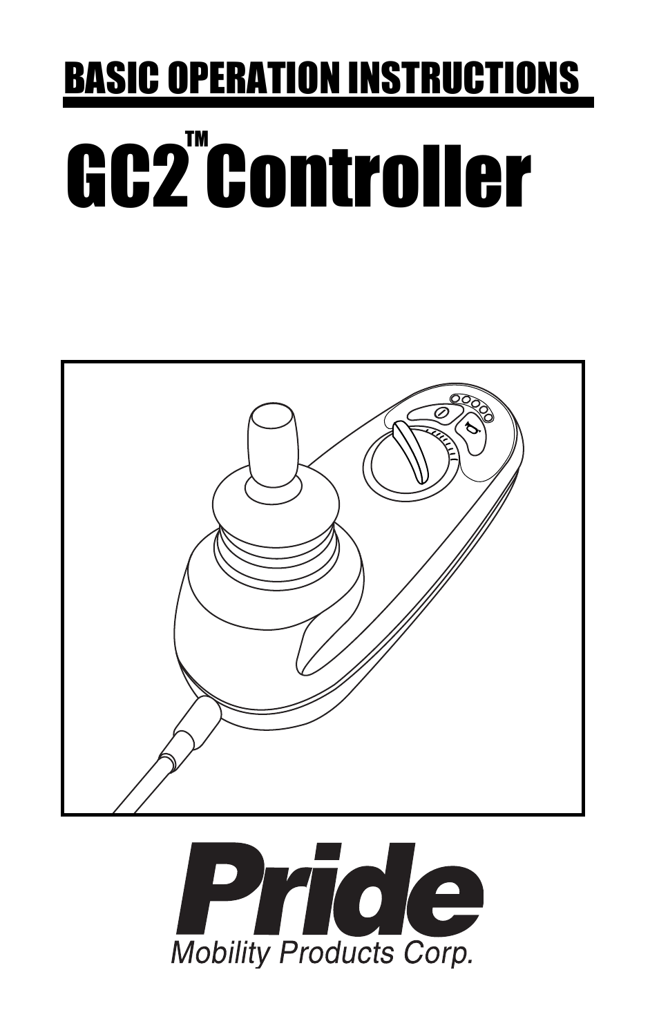 Pride Mobility Controller GC2 User Manual | 20 pages